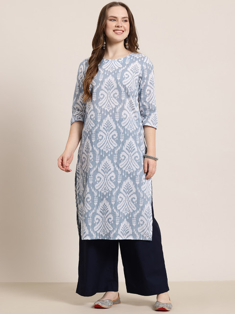 HERE&NOW X fwd Ethnic Motifs Printed Straight Kurta