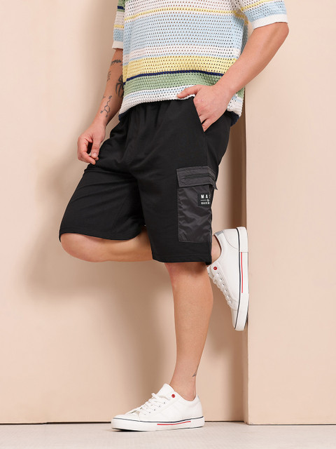 Mast & Harbour Men Cargo Style Relaxed Fit Bermuda Shorts