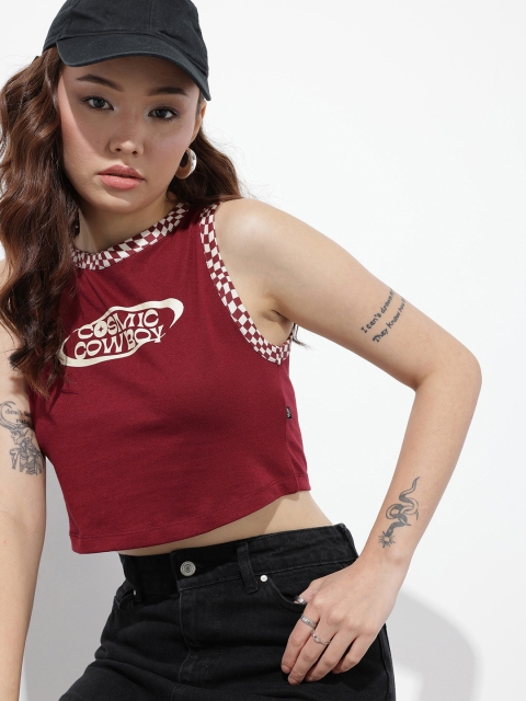 The Roadster Life Co. Typography Printed Slim Fit T-shirt