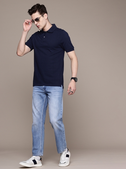 Moda Rapido Men Solid Polo Collar T-shirt - Image 5