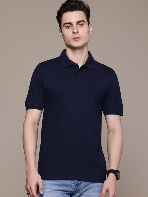 Moda Rapido Men Solid Polo Collar T-shirt - Image 3