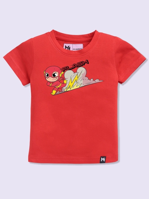 YK X Minute Mirth Boys Set of 3 Assorted Printed Pure Cotton T-shirts - Image 3