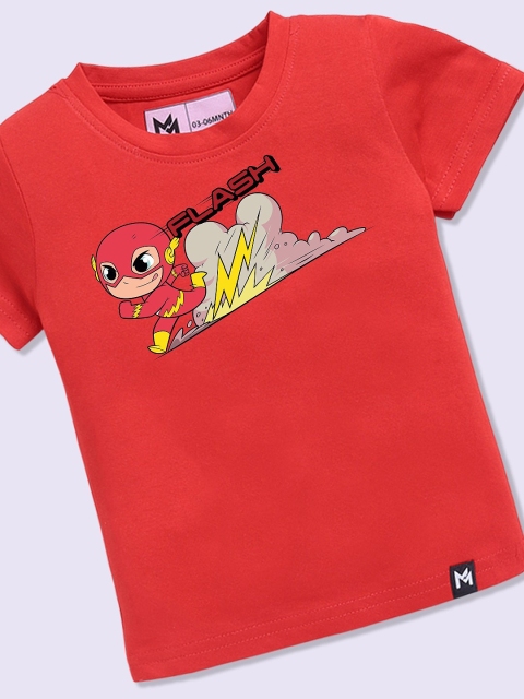 YK X Minute Mirth Boys Set of 3 Assorted Printed Pure Cotton T-shirts - Image 6