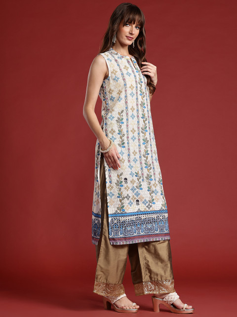 Anouk Floral Printed Kurta - Image 4