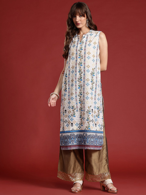 Anouk Floral Printed Kurta - Image 3
