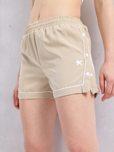 HRX by Hrithik Roshan Women Contrast Piping Running Shorts
