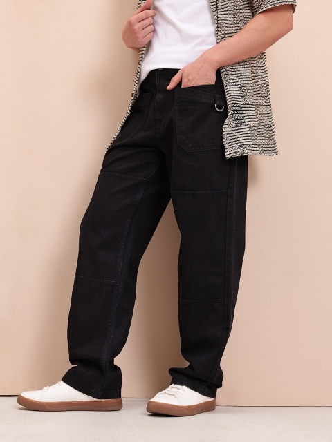 Mast & Harbour Men Straight Fit Mid-Rise Jeans