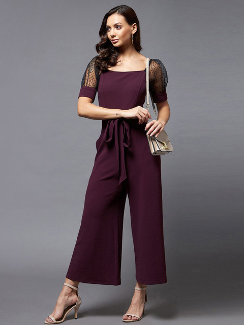 The Roadster Lifestyle Co Women Tie-Up Basic Jumpsuit