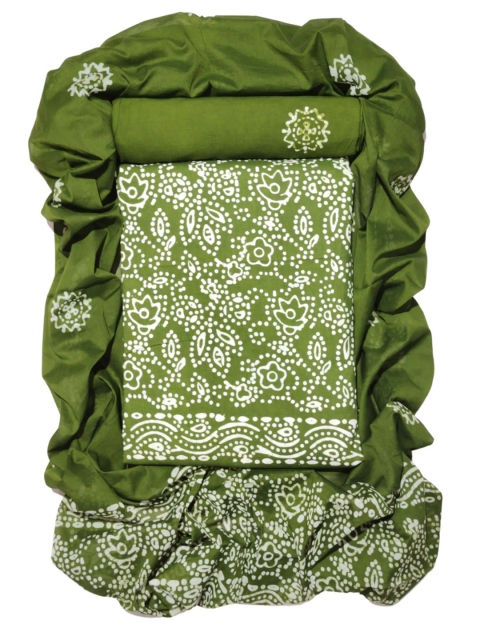 Farooq Dyeing Floral Printed Pure Cotton Unstitched Dress Material - Image 3
