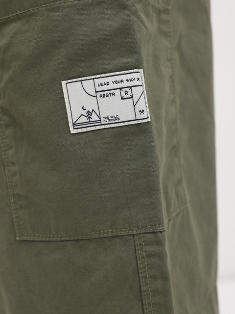 The Roadster Life Co. Men Pure Cotton Relaxed Fit Cargo Shorts - Image 7