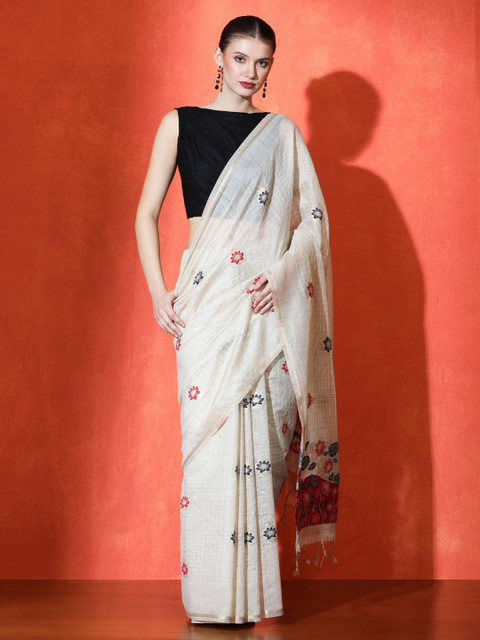 SARHA Woven Design Cotton Saree - Image 5