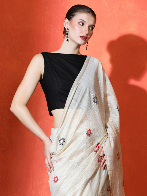 SARHA Woven Design Cotton Saree