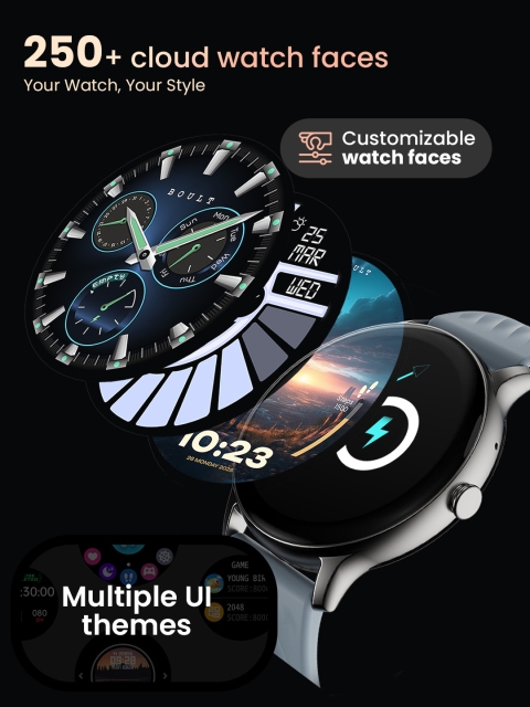 Boult Dire Curved Display Health Tracker Smart Watch - Image 6