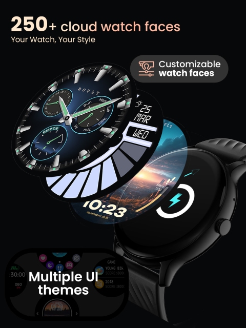 Boult Dire Curved Display Health Tracker Smart Watch - Image 6