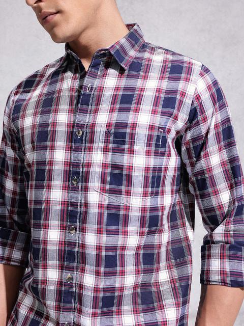 WROGN Opaque Checked Pure Cotton Casual Shirt - Image 2