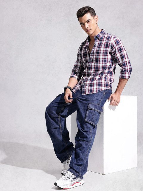 WROGN Opaque Checked Pure Cotton Casual Shirt - Image 6