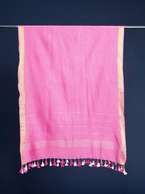 Taavi Sequinned Dupatta with Tassels - Image 4