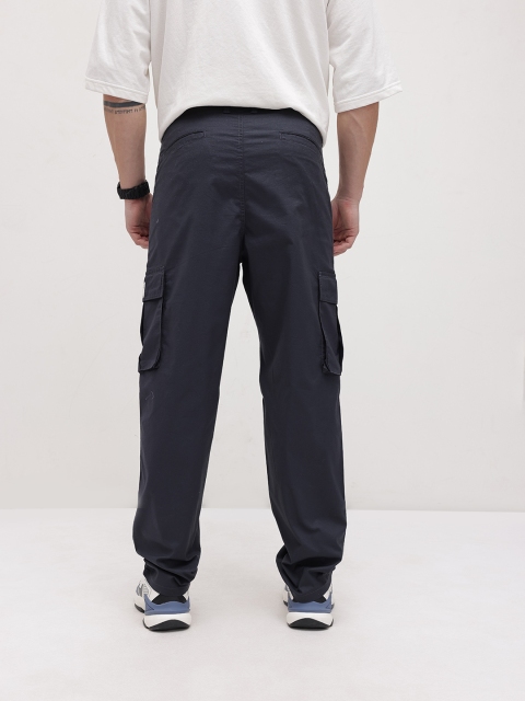 The Roadster Lifestyle Co. Men Loose Fit Cargos Trousers - Image 4