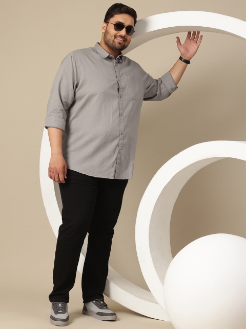 Sztori Men Plus Size Premium Cotton Linen Casual Shirt - Image 6