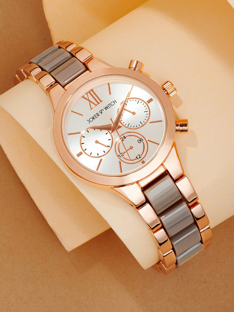 JOKER & WITCH Women Patterned Dial & Straps Analogue Watch AMWW945 - Image 2