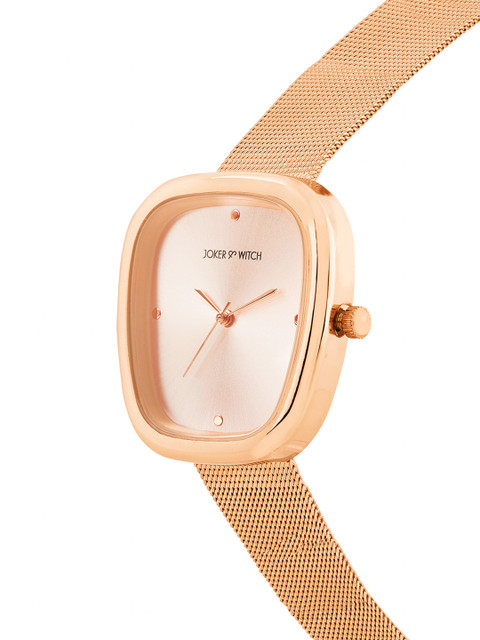 JOKER & WITCH Women Mother of Pearl Dial & Stainless Steel Bracelet Style Watch AMWW986 - Image 4