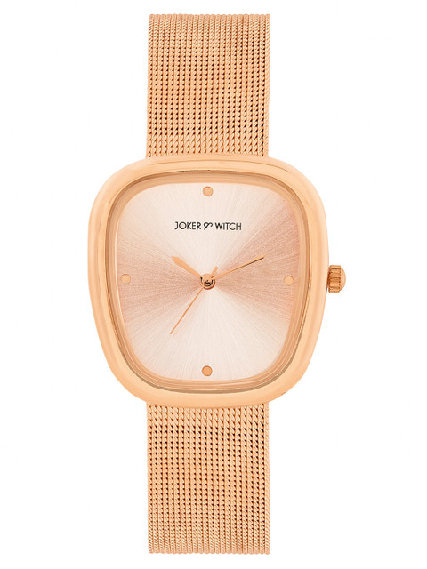 JOKER & WITCH Women Mother of Pearl Dial & Stainless Steel Bracelet Style Watch AMWW986 - Image 3