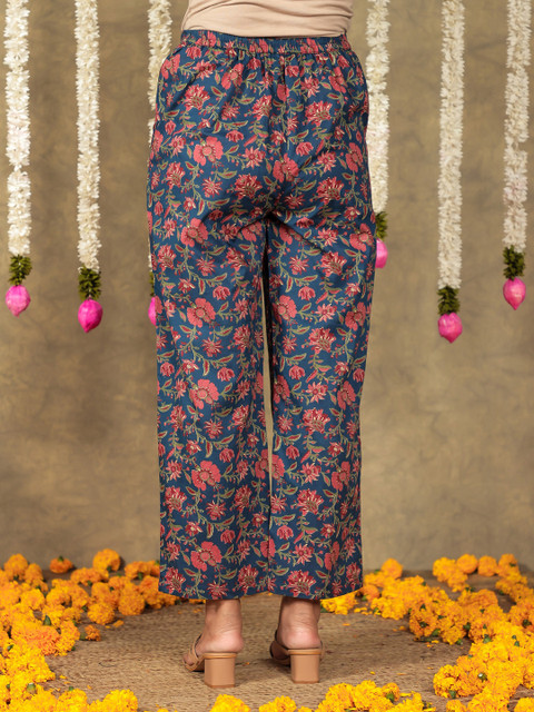 Aramya Women Floral Printed Ethnic Palazzos - Image 2