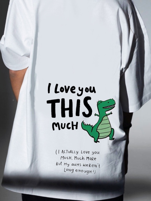 TheBTclub Women Tiny Arms Oversized T-Shirt - Image 2