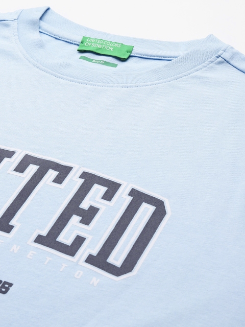 United Colors of Benetton Men Typography Printed T-shirt - Image 2