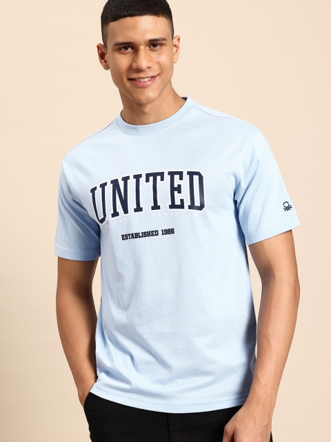 United Colors of Benetton Men Typography Printed T-shirt - Image 3