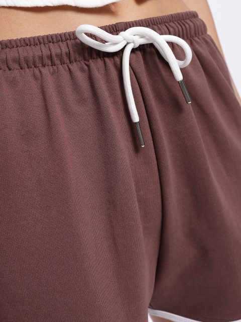 glitchez Women Regular Fit Paneled Shorts - Image 6