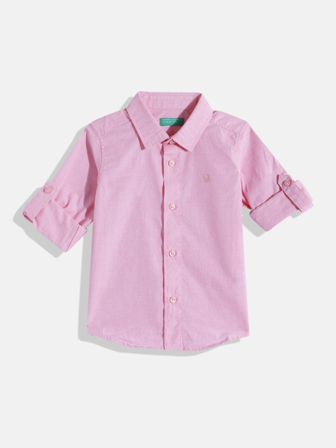 United Colors of Benetton Boys Pure Cotton Casual Shirt