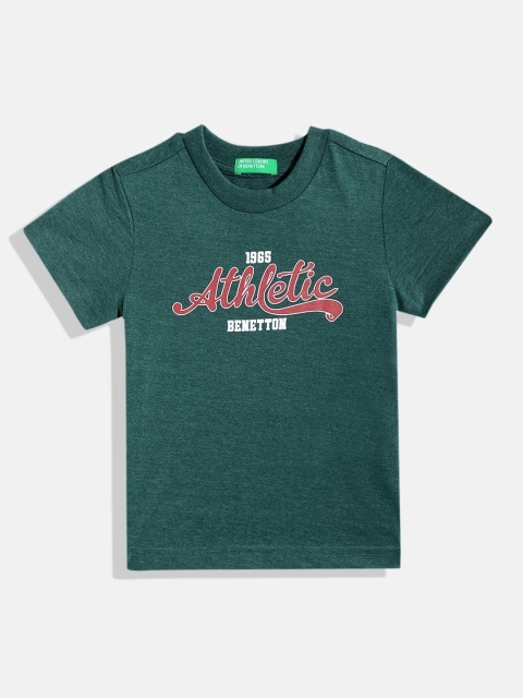 United Colors of Benetton Kids Boys Typography Printed T-Shirt