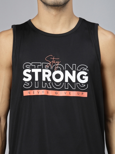 HRX by Hrithik Roshan Men Typography Printed Round Neck T-shirt - Image 3