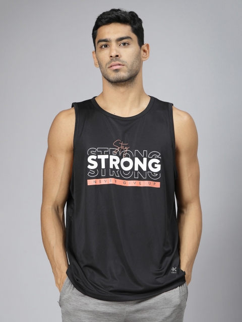HRX by Hrithik Roshan Men Typography Printed Round Neck T-shirt - Image 2