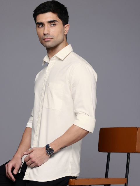 Raymond Slim Fit Pure Cotton Casual Shirt