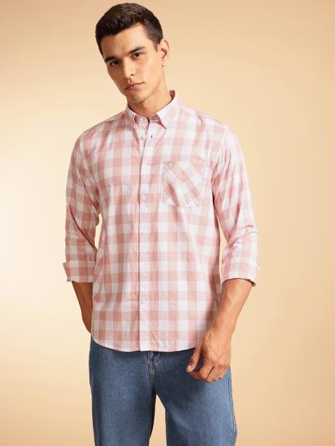 French Connection Buffalo Check Button-Down Collar Pure Cotton Casual Shirt - Image 3