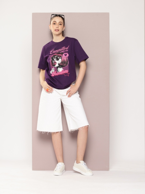 Dillinger Women Oversized Printed Tshirt - Image 5
