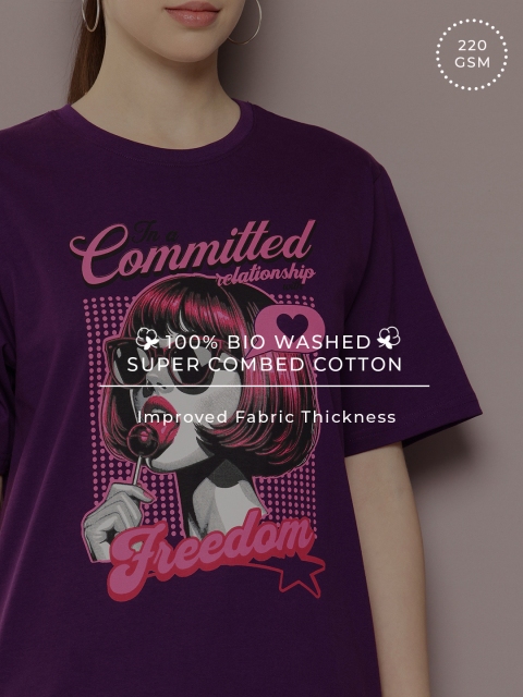 Dillinger Women Oversized Printed Tshirt - Image 6