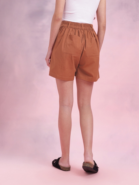 DressBerry Women High-Rise Pure Cotton Shorts - Image 4