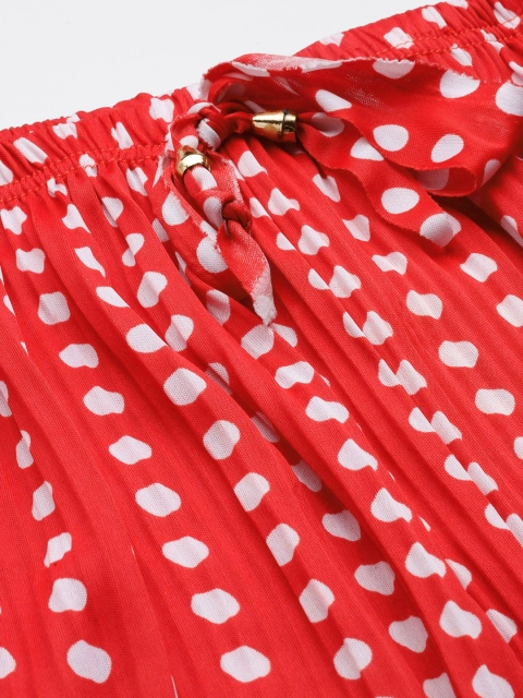 Aarika Women Polka Dot Printed Palazzos - Image 5