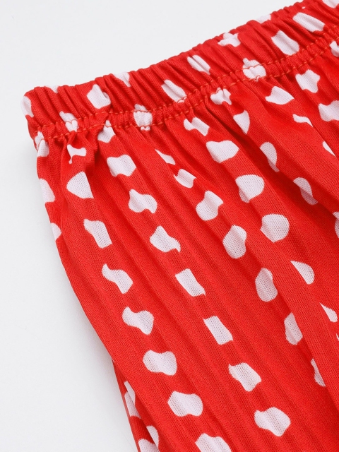 Aarika Women Polka Dot Printed Palazzos - Image 6