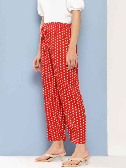 Aarika Women Polka Dot Printed Palazzos - Image 2