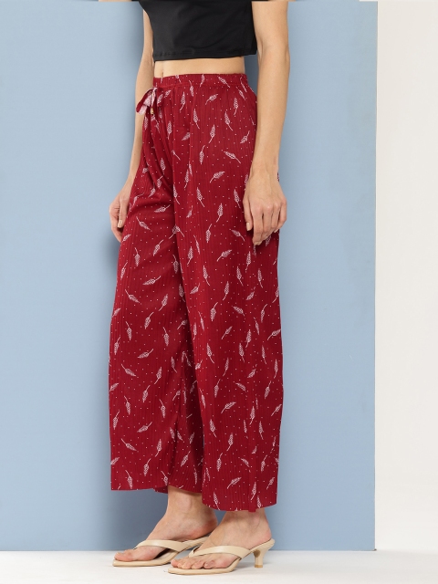 Aarika Women Floral Printed Palazzos - Image 2