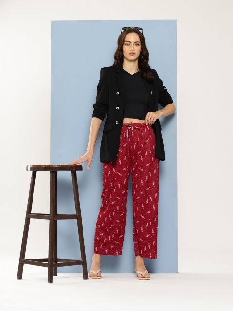 Aarika Women Floral Printed Palazzos - Image 4