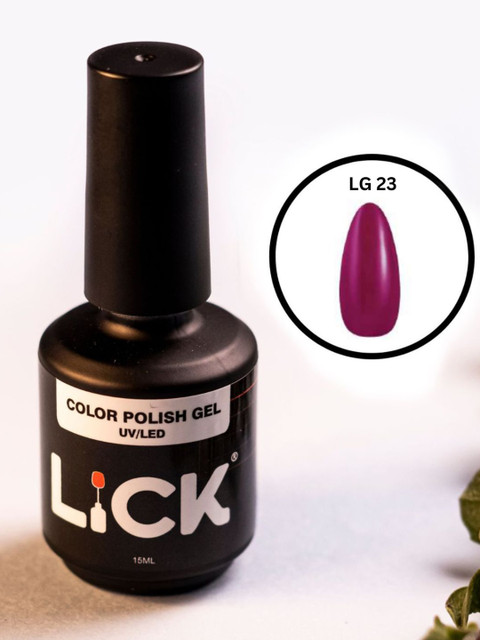 LICK Color Polish UV & LED Gel Nail Polish - 15 ml - Maroon LG 23