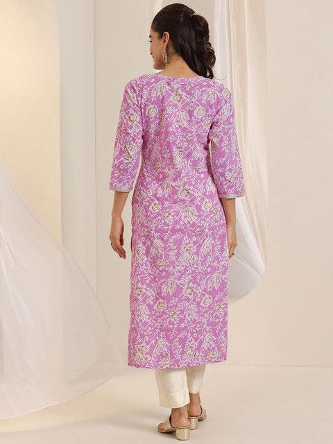 Libas Women Floral Printed Kurta - Image 5