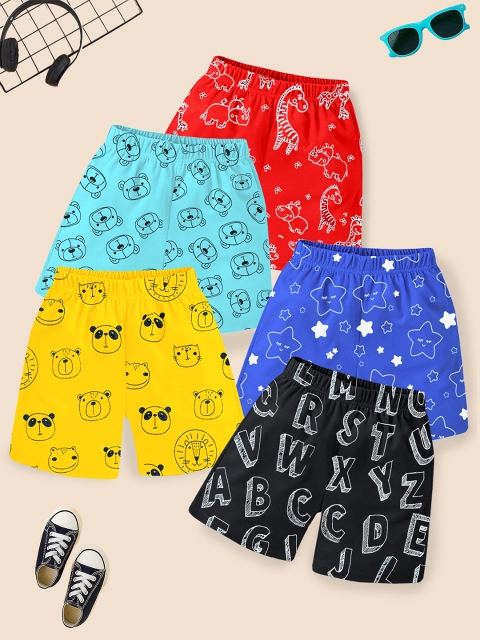 KUCHIPOO Boys Conversational Printed Shorts