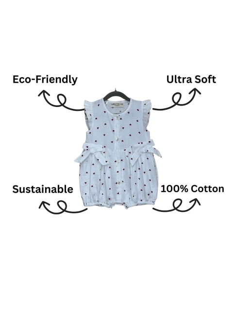 BAESD Infant Printed Bow Cotton Romper - Image 5