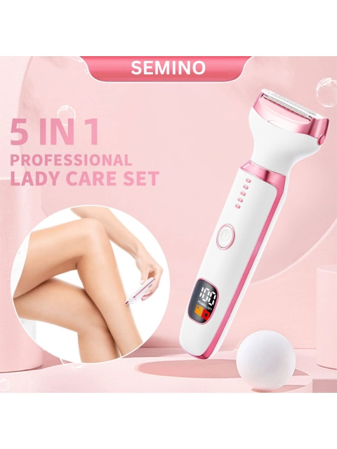 semino 5 In 1 Rechargeable Painless Electric Razor Trimmer - Image 2